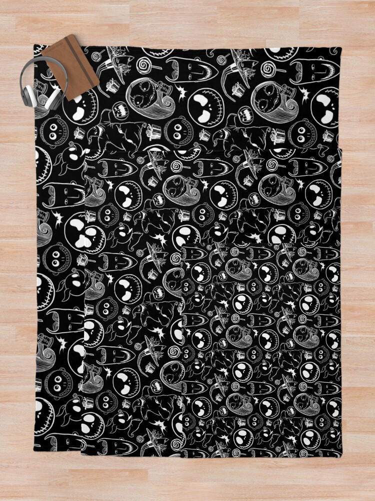 Alternate view of Nightmare before Christmas Throw Blanket