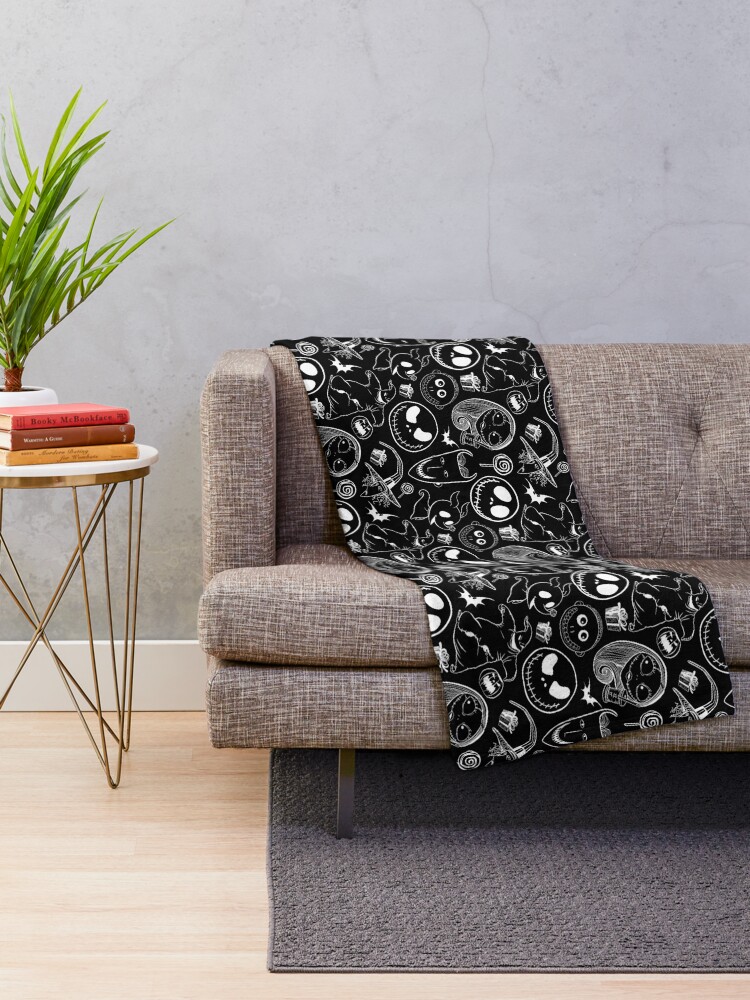 Alternate view of Nightmare before Christmas Throw Blanket