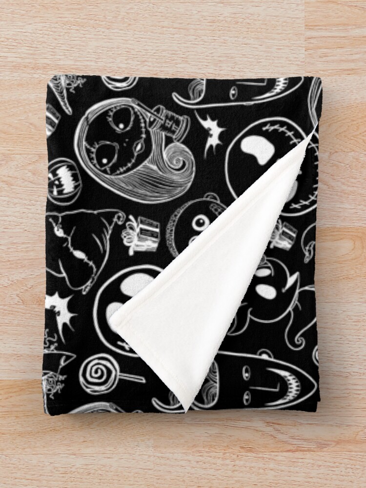 Alternate view of Nightmare before Christmas Throw Blanket