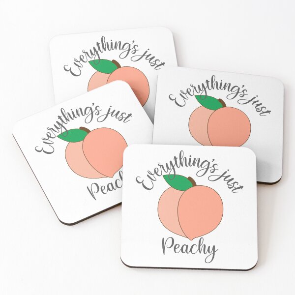 Item preview, Everything's Just Peachy designed and sold by FontfulDesigns.