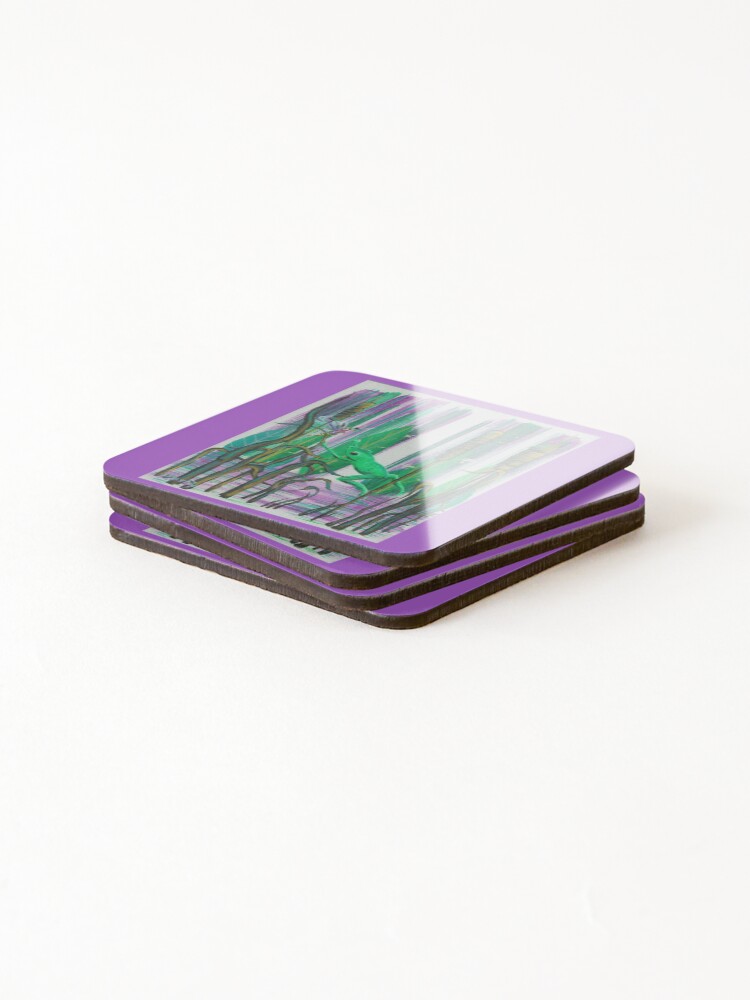 Thumbnail 4 of 5, Coasters (Set of 4), Skip designed and sold by RillyDeeZy.