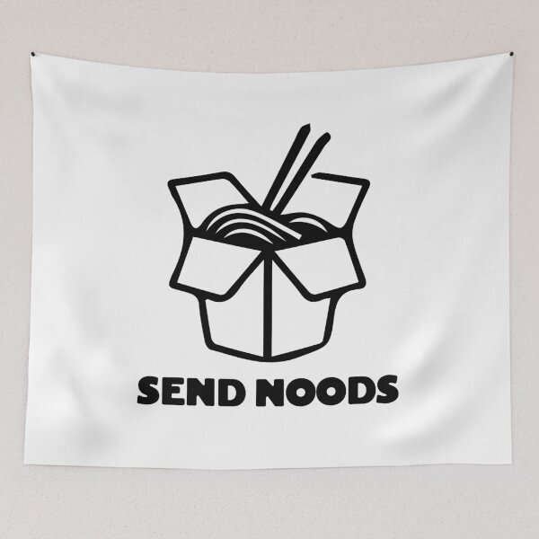 Item preview, Send Noods - black type designed and sold by VonBraun.