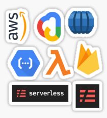 Serverless Architecture Combo Pack (med+) Sticker