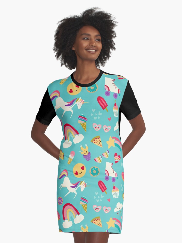 emoji unicorn dressing gown