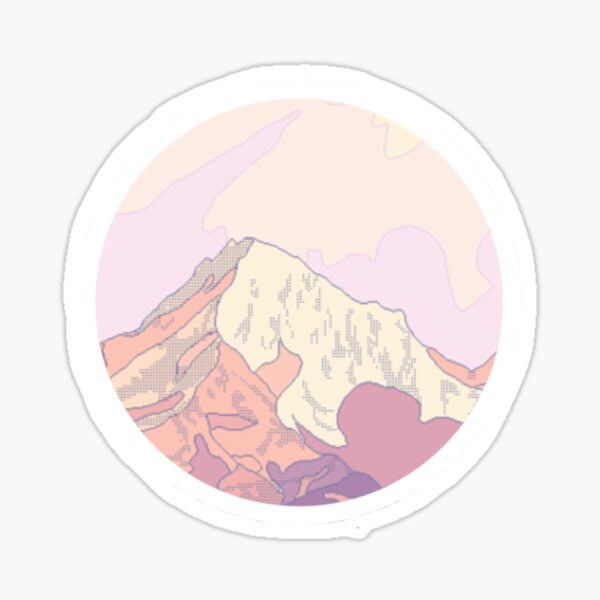 Item preview, pastel mountains  designed and sold by Kathryn Drumm.