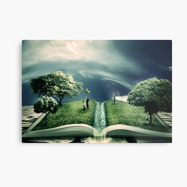 The Magic of Literature Metal Print