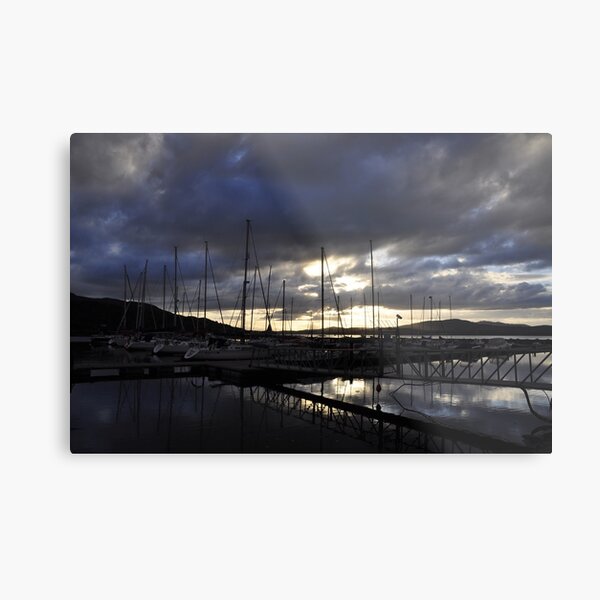 Sunset over Fahan Metal Print