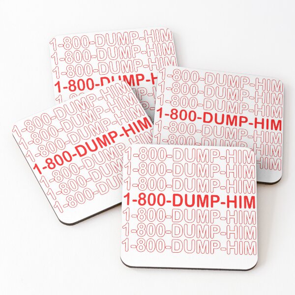 Item preview, 1-800-DUMP-HIM (Red) designed and sold by Xandra Winters.