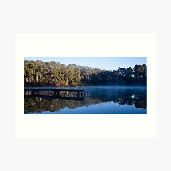 Mirrored Lake Daylesford Art Print