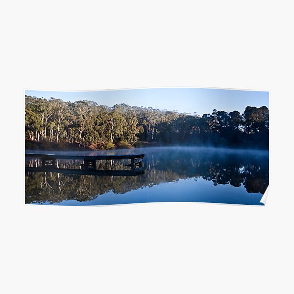 Mirrored Lake Daylesford Poster