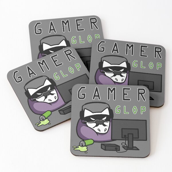 Item preview, Gamer Glop the Evil Owl Cat designed and sold by vanillaroseart.