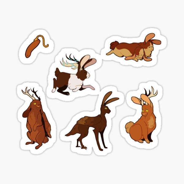 Cryptid Bunnies Sticker