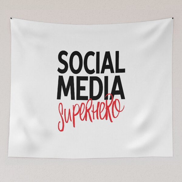 Item preview, Social Media Superhero Digital Marketing designed and sold by ProjectX23.