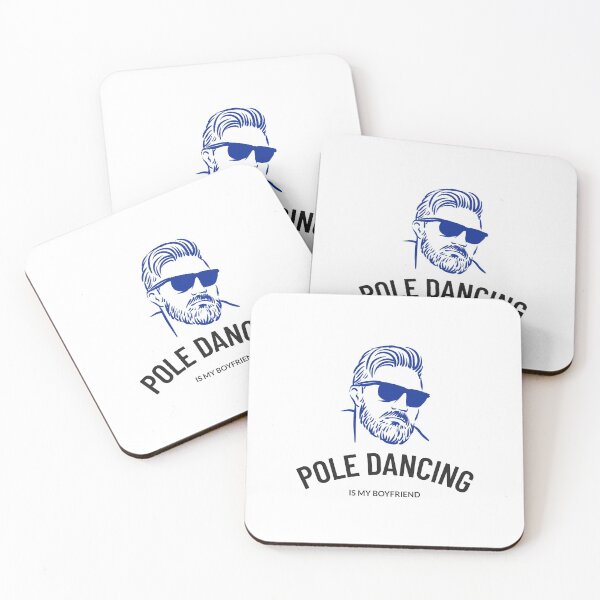 Item preview, Pole Dancing is My Boyfriend Blue designed and sold by PoleUnicorn.