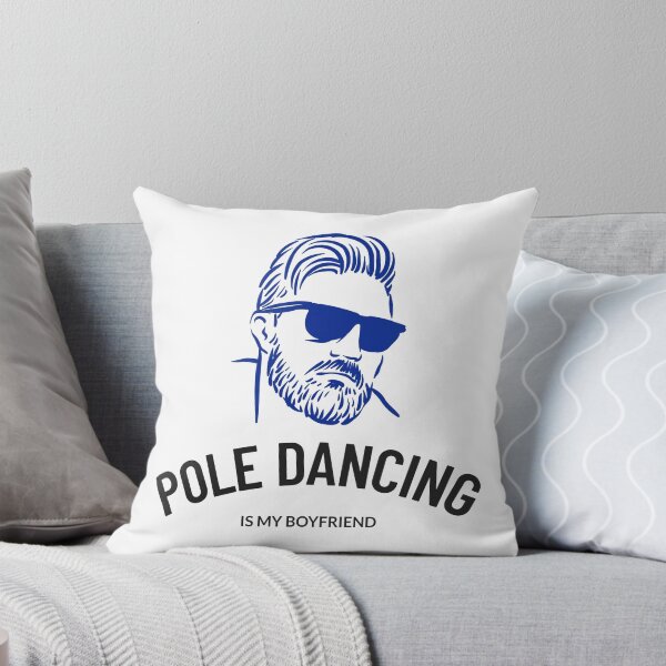Item preview, Pole Dancing is My Boyfriend Blue designed and sold by PoleUnicorn.