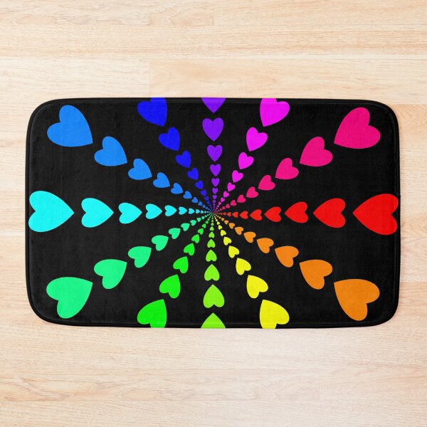Item preview, Rainbow colored hearts designed and sold by colorsofcherry.
