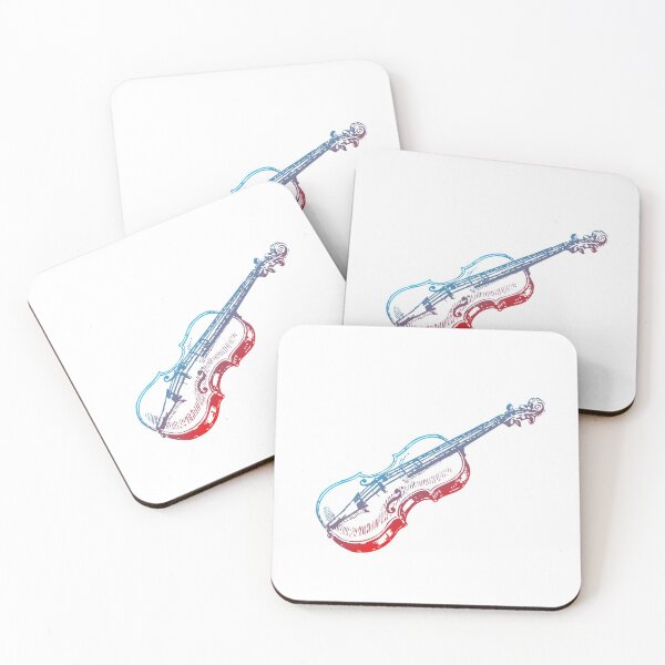 Item preview, Slurp Blue Red Violin designed and sold by DiscoBoogie.