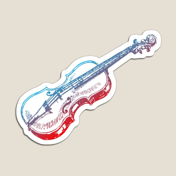Item preview, Slurp Blue Red Violin designed and sold by DiscoBoogie.