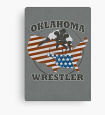 OKLAHOMA WRESTLER Canvas Print