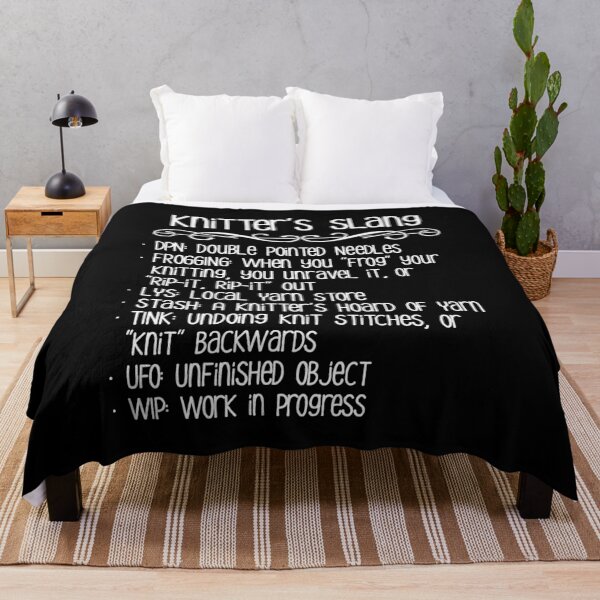 Item preview, Knitter's Slang designed and sold by Cat Lady Designs.