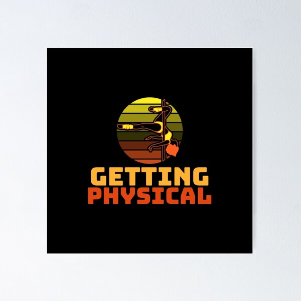 Item preview, Getting Physical Pole Dancer Yellow designed and sold by PoleUnicorn.