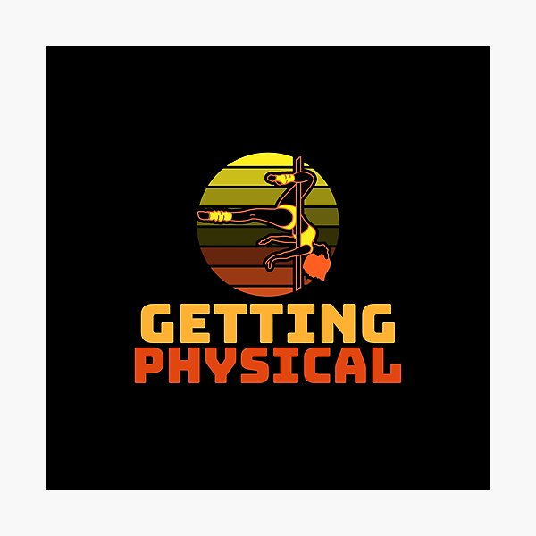 Item preview, Getting Physical Pole Dancer Yellow designed and sold by PoleUnicorn.