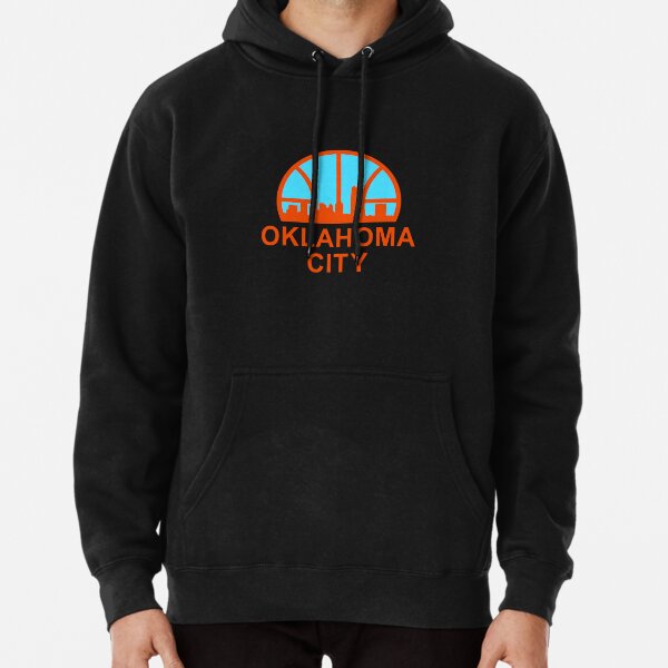 Oklahoma City Okc Thunder Vintage NBA Crewneck Sweatshirt White / 2XL