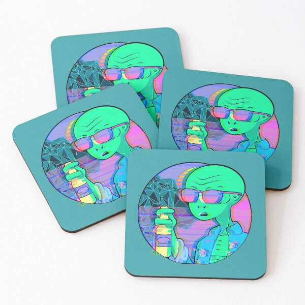 Artikelvorschau, Vaporwave Alien entworfen und verkauft von zkgain.