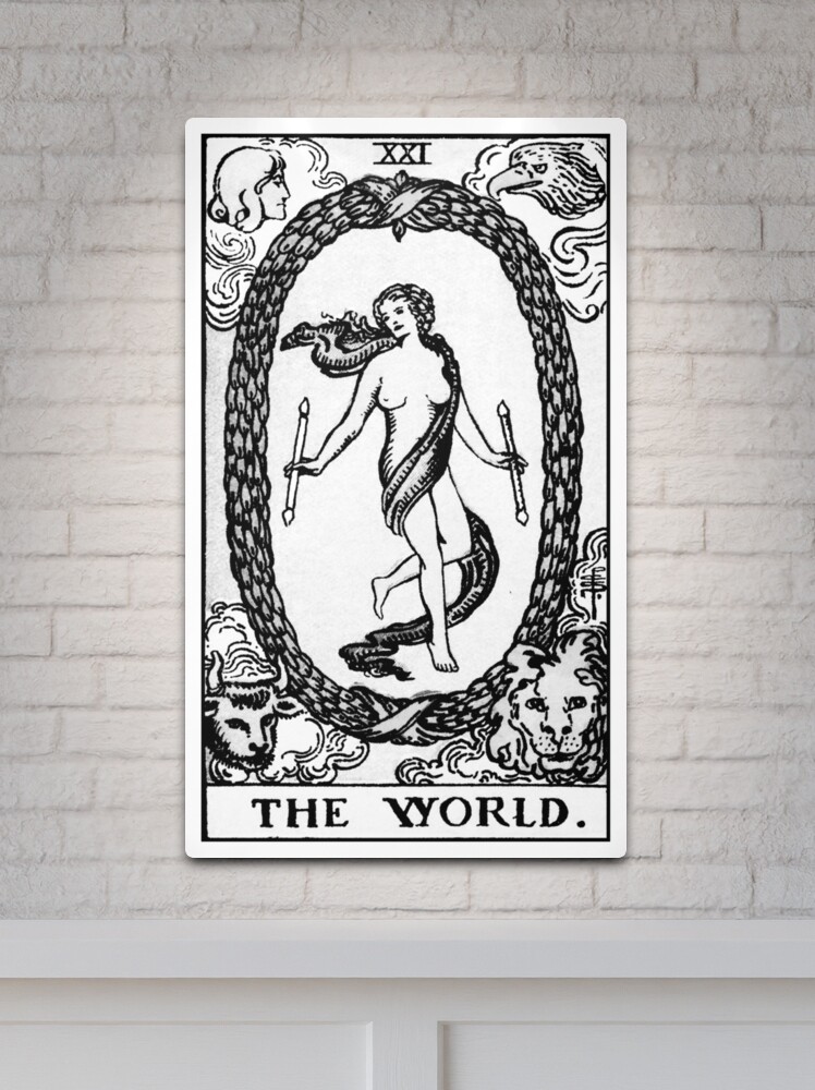 Tarot - The World Card Postcard for Sale by CarlsArt