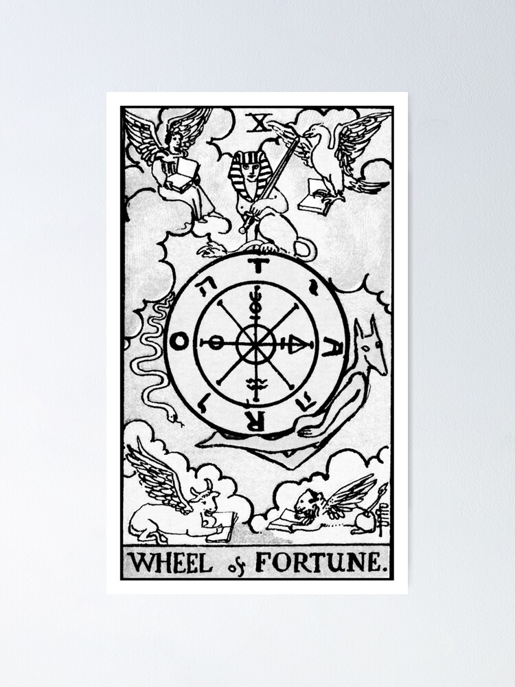 The Wheel of Fortune Tarot Card Meanings and Symbolism for Tarot Major Arcana