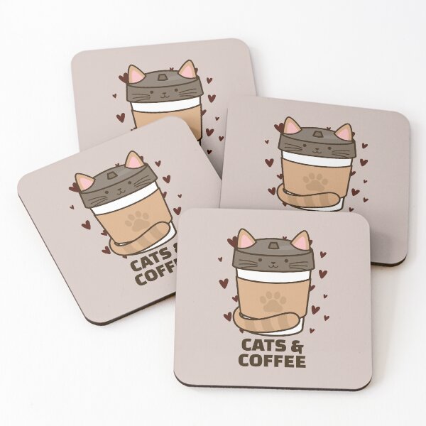 Item preview, CATS and COFFEE designed and sold by Artsthetic Collection.