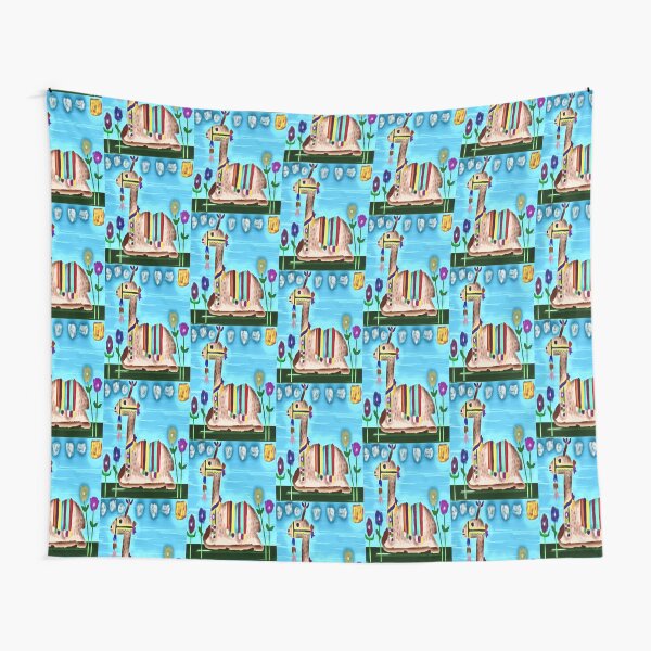 A Llama That Spreads Happiness Tapestry