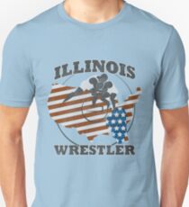 ILLINOIS WRESTLER Unisex T-Shirt