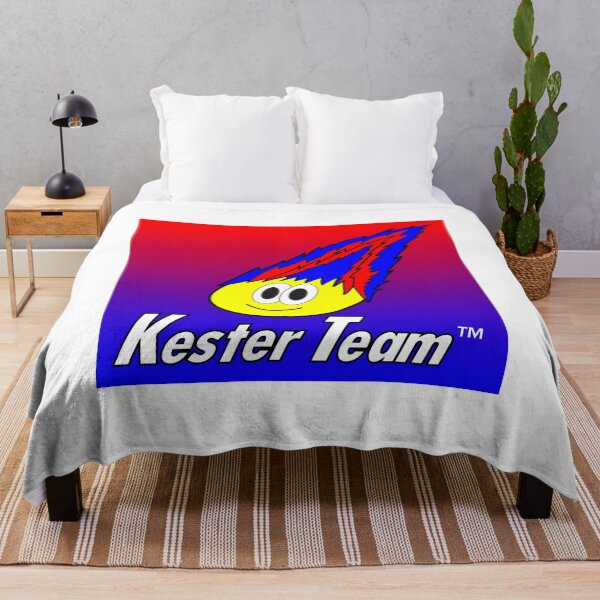 Aperçu de l'œuvre Kester Team Logo-Red & Blue Gradient créée et vendue par KesterTeamShop.