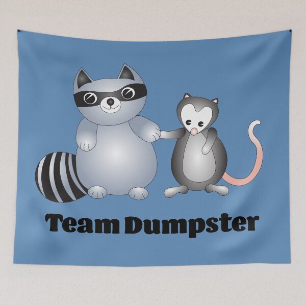 Item preview, Team Dumpster Trash Panda and Possum designed and sold by candhdesigns.