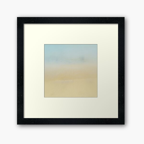 Abstract beach Framed Art Print