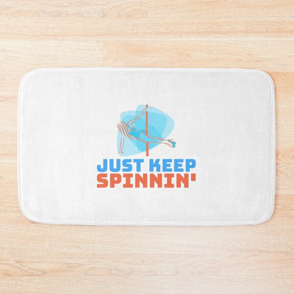 Item preview, Just Keep Spinnin Pole Dance Orange designed and sold by PoleUnicorn.