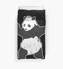 Banksy Panda With Guns Duvet Cover