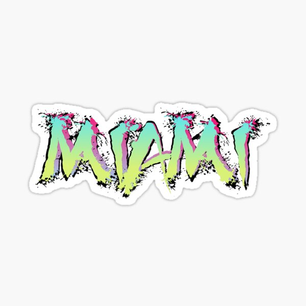 Miami-style of Hotline Miami Sticker