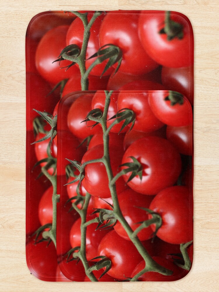 Alternate view of tomatoes Bath Mat
