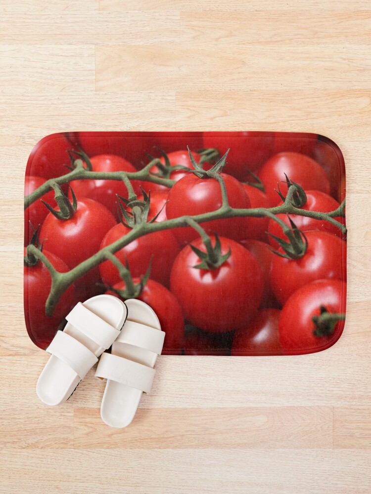 Alternate view of tomatoes Bath Mat