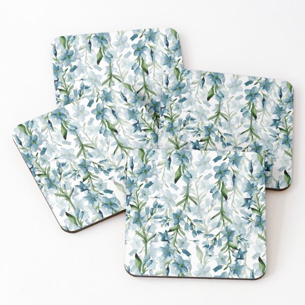 Ramas azules Posavasos (lote de 4)