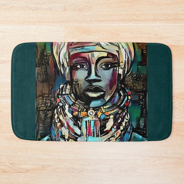 Item preview, Young masai - Léa Roche painting - balck man, africa, african boy designed and sold by L. ROCHE.