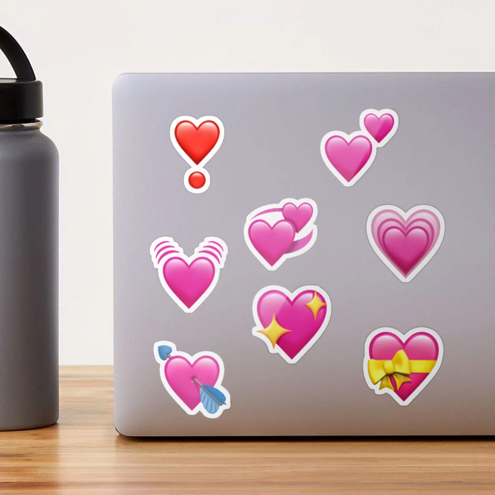 Heart Emoji Sticker Pack 2 Sticker for Sale by helena b