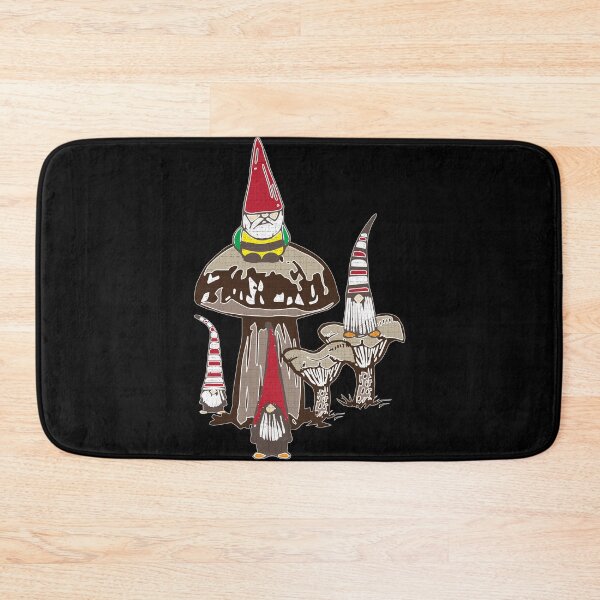 Item preview, Dwarves in the woods sit on mushrooms designed and sold by tarek25.