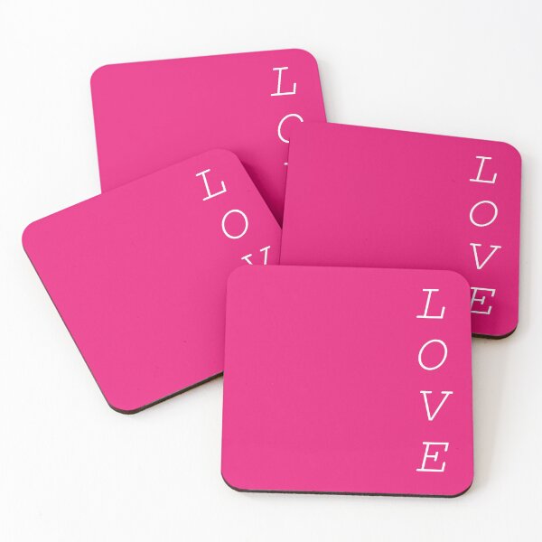 Item preview, Love text design pink designed and sold by Anteia.