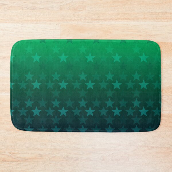 Item preview, Green blue star pattern designed and sold by Anteia.