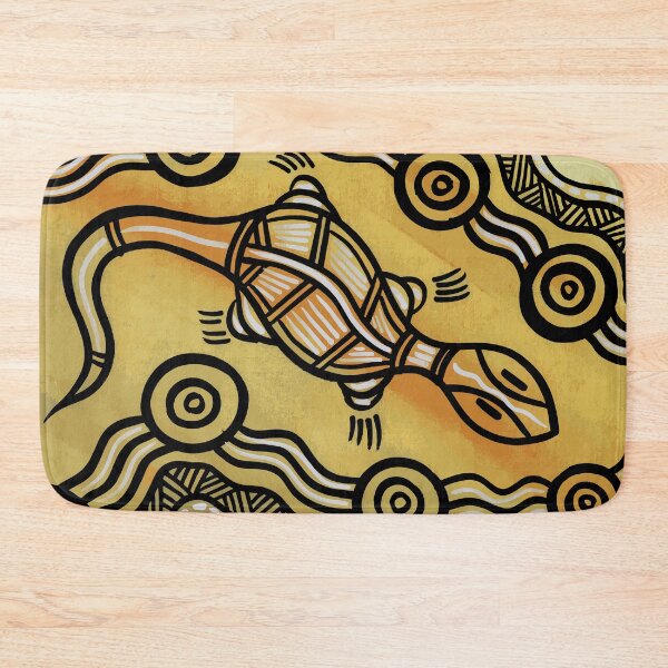 Item preview, Authentic Aboriginal Art - Goanna designed and sold by HogarthArts.