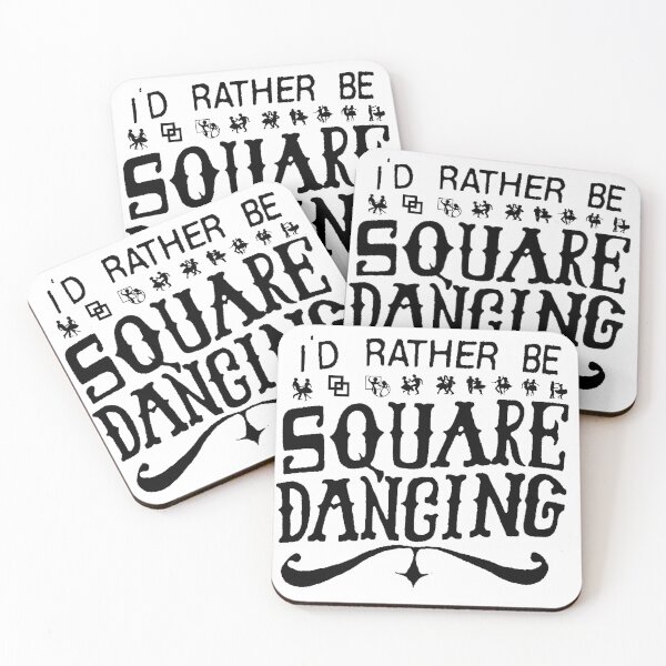 Item preview, Rather Be 2 BLK designed and sold by Square Dancing Gifts & Merchandise.