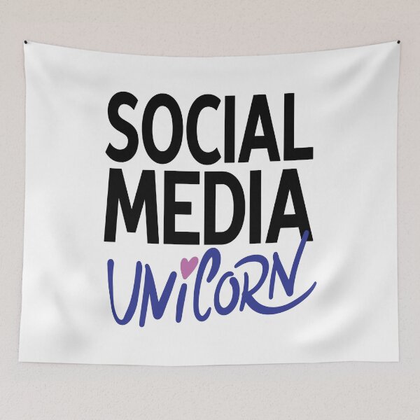 Item preview, Social Media Unicorn Digital Marketing designed and sold by ProjectX23.